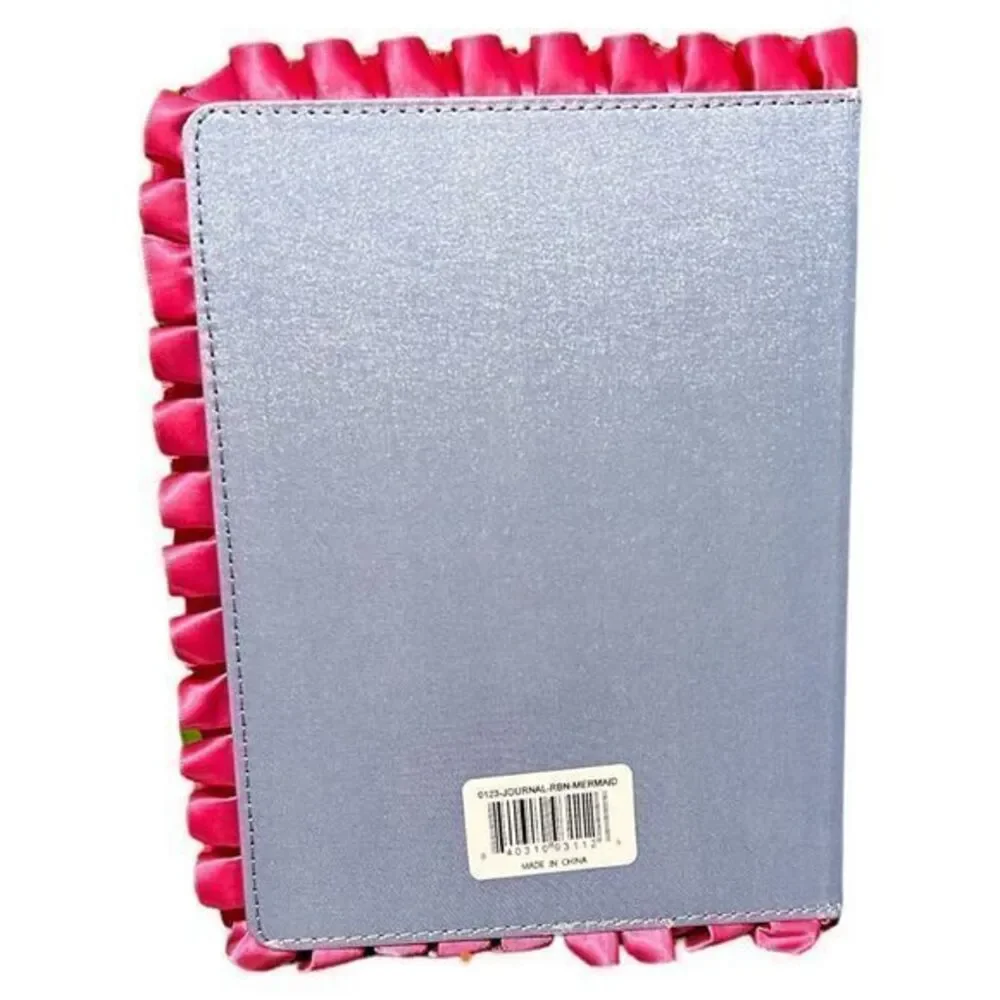 NWT Simply Southern Women's Mermaid At Heart Ruffled Notebook Journal‎ Hardback
